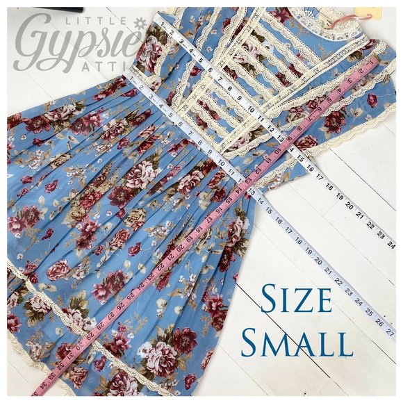 Entro Old Country Roses Farmhouse Mini Dress - Picture 14 of 16